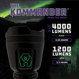 LitezAll 23030 Kodiak Kommander 4000 Lumen Flashlight