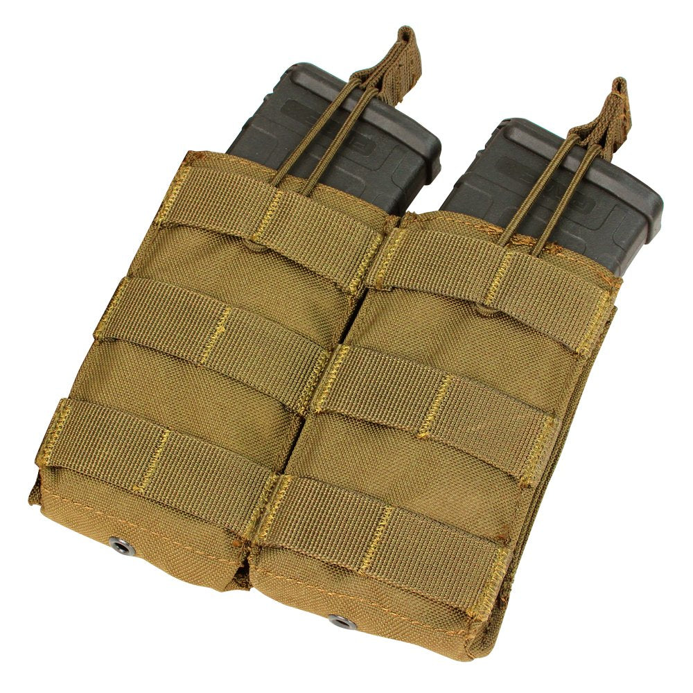 Condor Elite MA19-498 Double M4/M16 Open Top Mag Pouch COYOTE BROWN