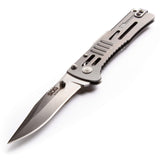 SOG SJ31-CP SlimJim Folding Pocket Knife - SOG Assisted Technology w/Tactile Bumps & Cutout Aid, Reversible Carry Clip, AUS-8 Stainless Steel Body