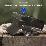 DeSantis 019BA8BZ0 Mini Scabbard Pancake Gun Holster (Right Hand) -Black