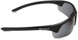 Smith & Wesson 110162 Corporal Black Half Frame Shooting Glasses w/Smoke Lens