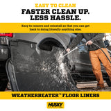 Husky Liners Weatherbeater Floor Mats | Fits 2019-2024 Mercedes-Benz Sprinter 2500/3500 | Front Row, 1-pc Black - 18061