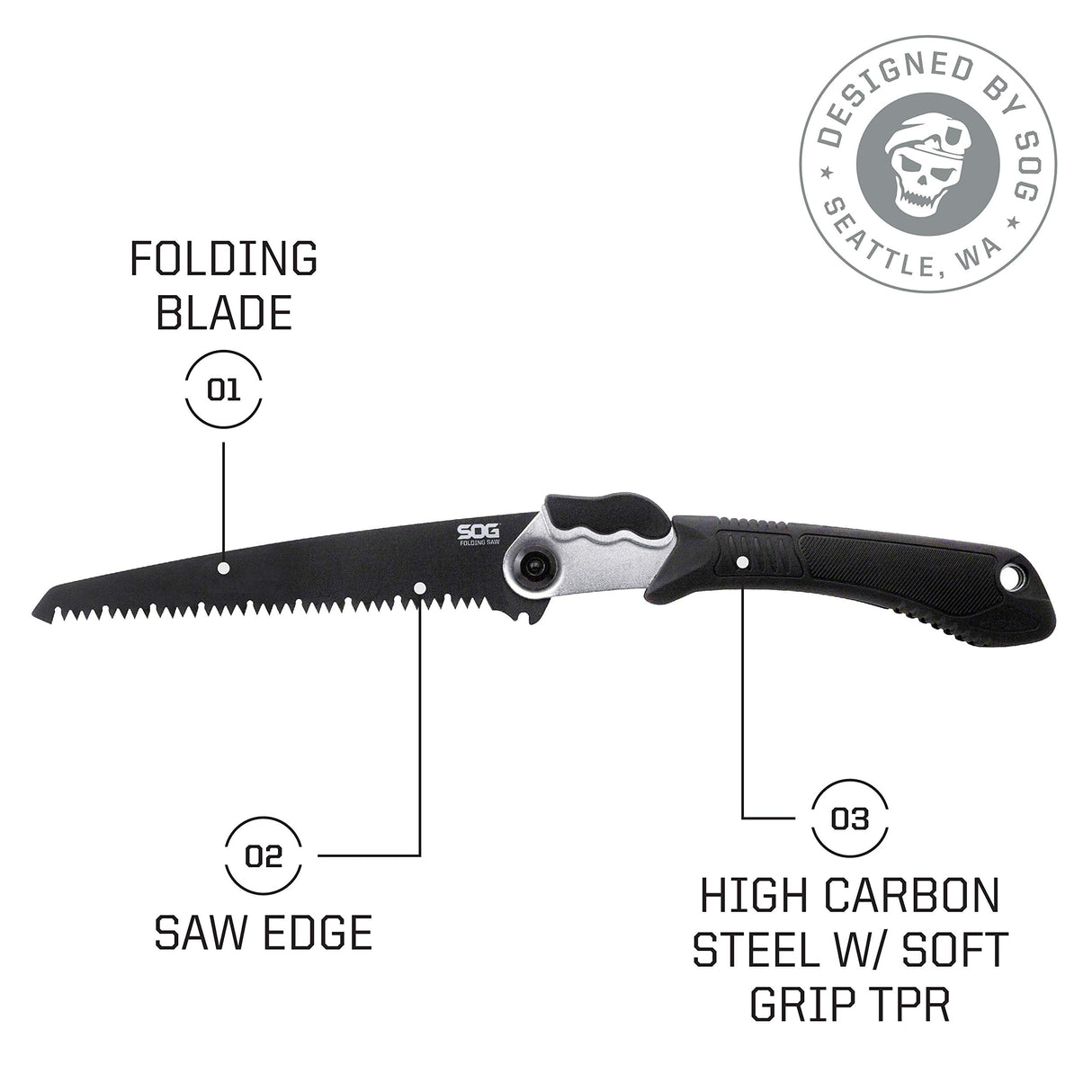 SOG F10N-CP  Folding Saw Wood Saw,