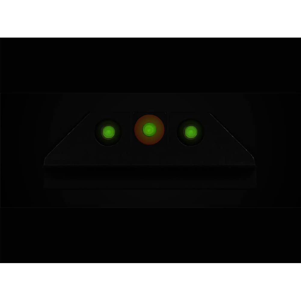 Night Fision  TAU-252-007-OGZG Night Sight Set for Taurus G3c/GX4 - Orange Front Ring, U Notch Black Rear Rings