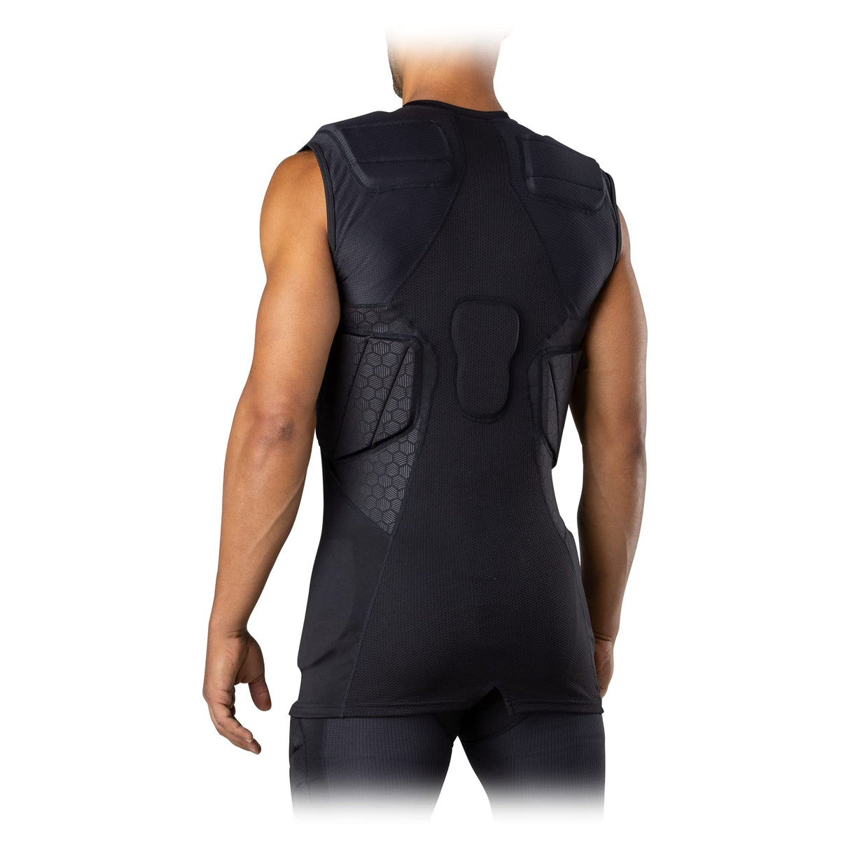 McDavid MD7935-00001-AXXL Rival Integrated Shirt/5-Pad Black AXXL