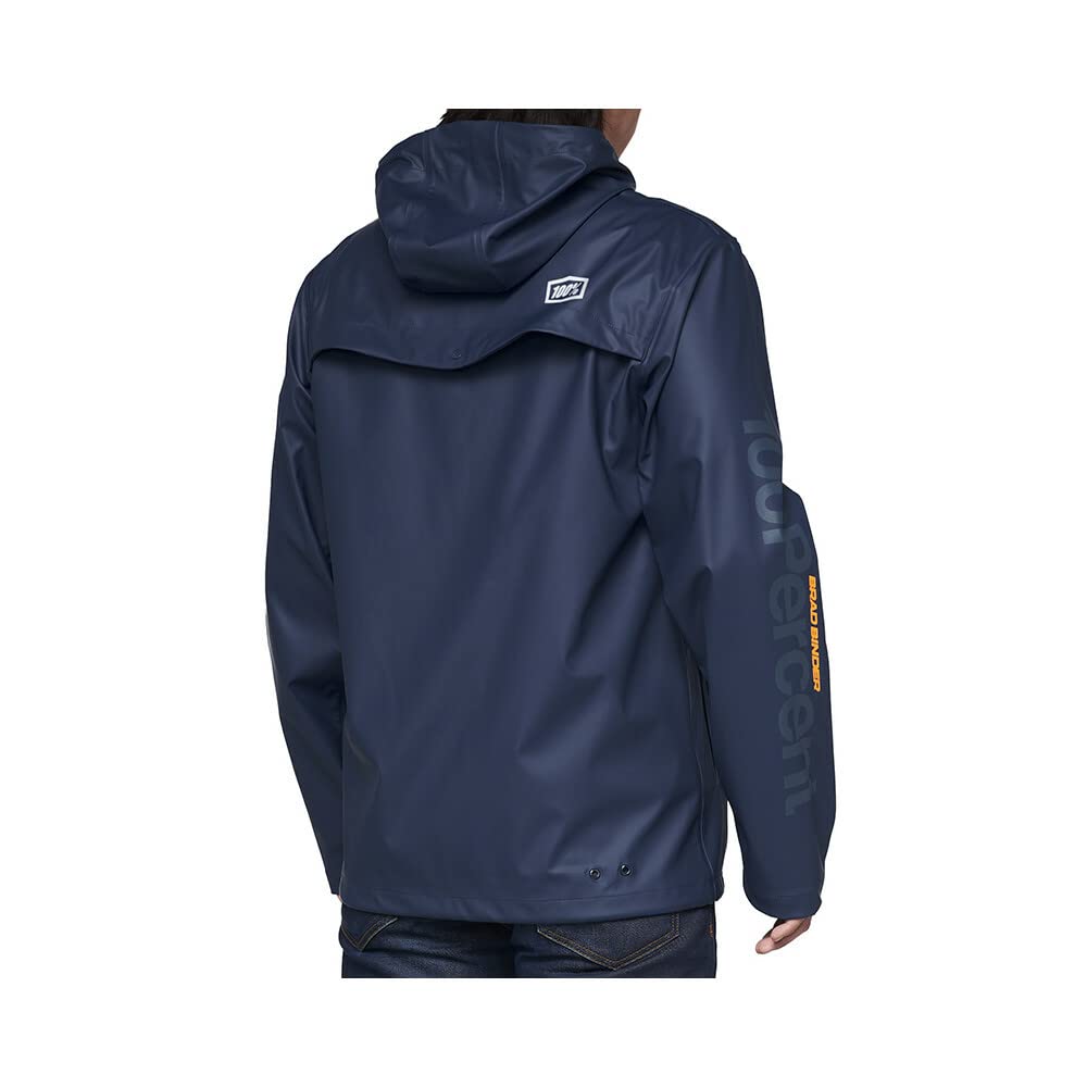 100 Percent - 100% Bb33 Mala Jkt W/ Hood Nvy Lg (BB-39504-015-12)