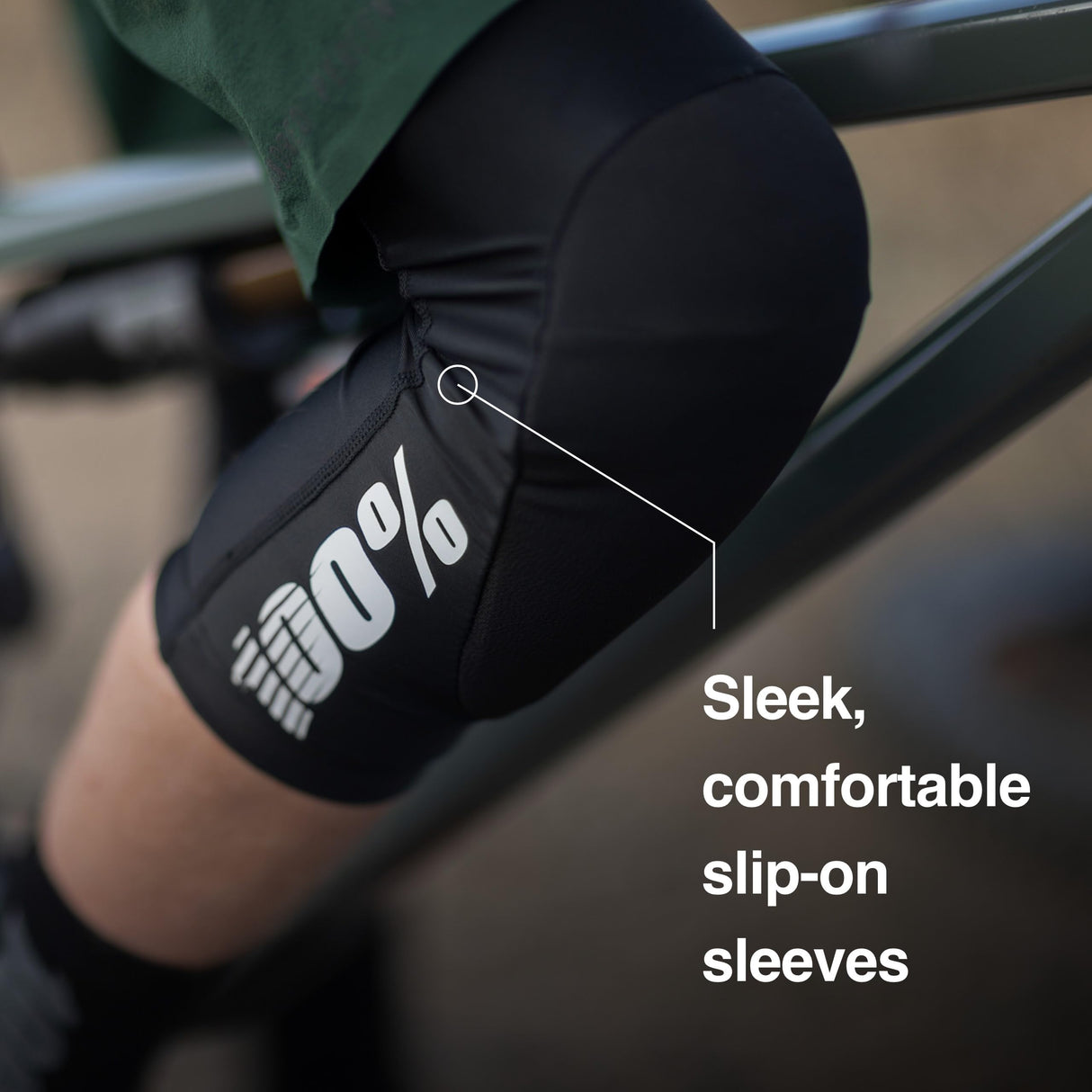 100 Percent - 100% Teratec Knee Guard Blk Xl (70003-00004)