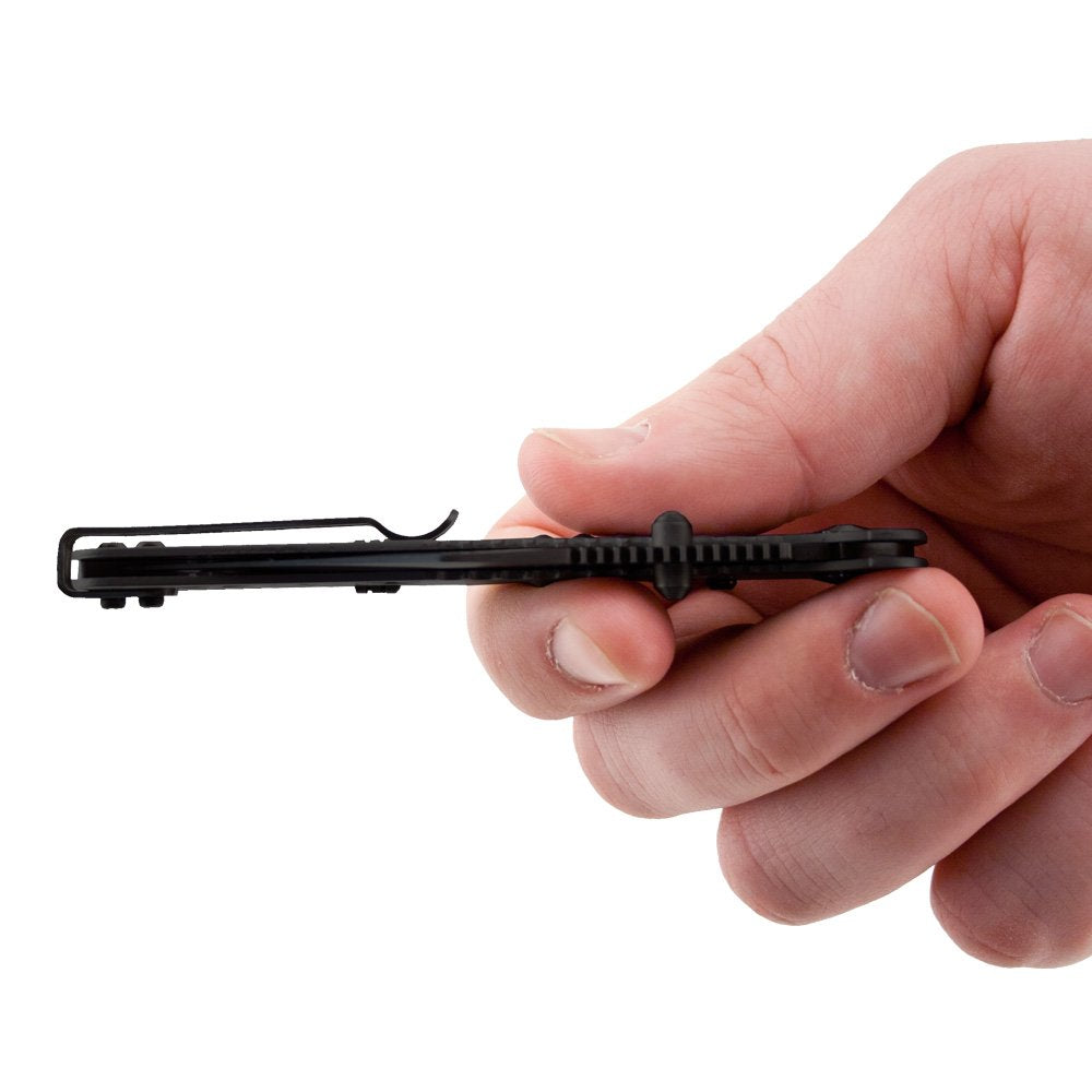 SOG Specialty Knives SJ32-CP Folding Knife SlimJim Slim Pocket Knife Black