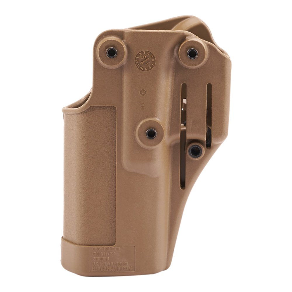 BLACKHAWK! 410500CT-R Serpa CQC Concealment Holster (Right Hand) -Matte Coyote Tan