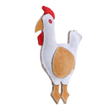 Country Tails - Chicken, Premium Dog Toy (CTA13), Multi-Color