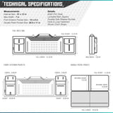 Savior Equipment RB-5512DG-VER2-OG Urban Warfare Double Rifle Bag Gun - Suitable for Rifle Shotgun, w/ Backpack Strap,OD Green,55" Long