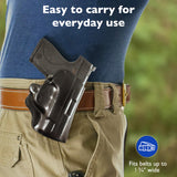 DeSantis 019BAX7Z0 Mini Scabbard Gun Holster (Right Hand) -Black