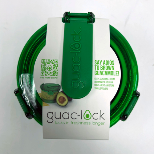 Guac-Lock Food Storage Container by Quick-Lock, Green 150-GLCS