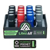 LitezAll 21333  100 Lumen All Weather Rubber Coated Pocket Flashlight -Various Colors