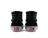 Vans VN000D5IB8C112000M: Men's Sk8-Hi Canvas Sneakers -SIZE: 12 M Men's / 13.5 M Women's, Black/White