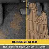 BDK Auto CAMT-1004-BG: 4pcs CAT Short Trim Floor Mats -Beige