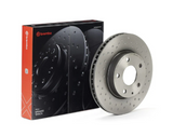 Brembo 09.C651.1X: XTRA Drilled Front Disc Brake Rotor  (FITS: 2020 Mazda CX-3)