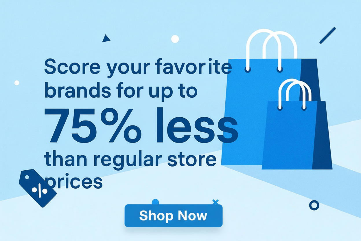 Deals Banner with Shop Now Button