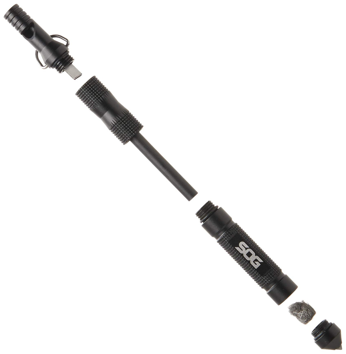 SOG FT1001-CP  Flint Survival & Defense Tool Safety Whistle, Fire Starter, Glass Breaker