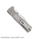 SOG SJ31-CP SlimJim Folding Pocket Knife - SOG Assisted Technology w/Tactile Bumps & Cutout Aid, Reversible Carry Clip, AUS-8 Stainless Steel Body