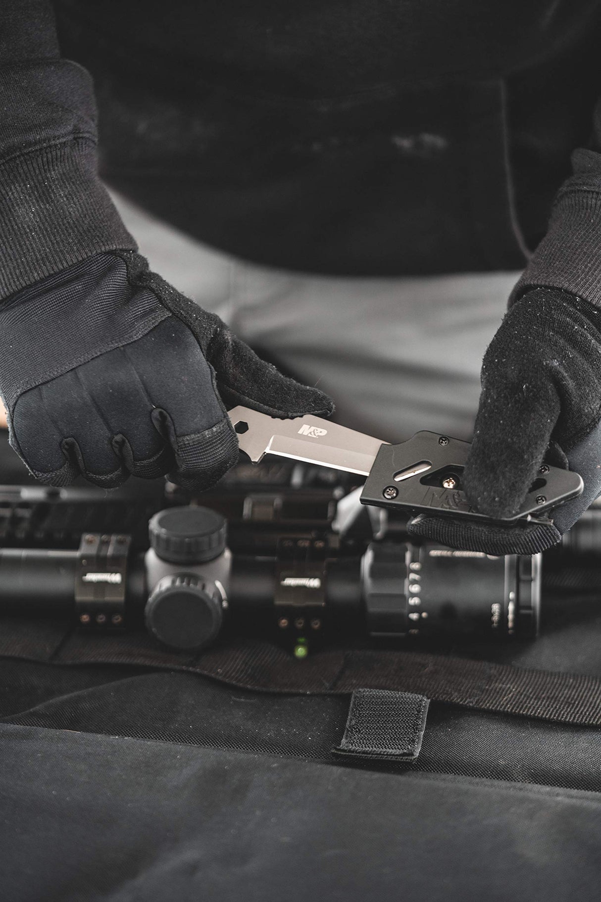 Smith & Wesson 1122585 M&P 5 Multi-Tool Tanto Fixed Blade Knife