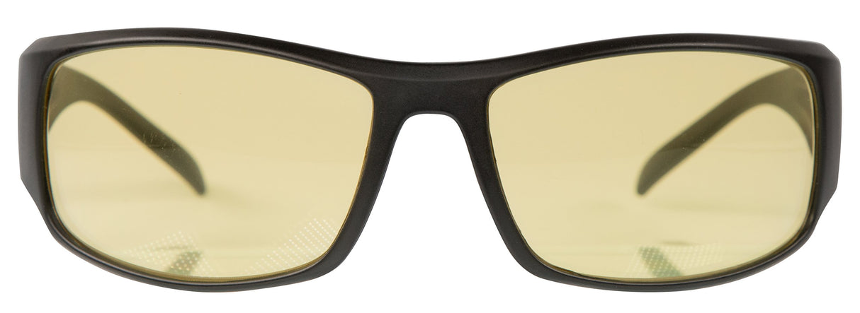 Smith & Wesson 110167 Thunderbolt Full Frame Shooting Glasses, Matte Black/Amber Lens