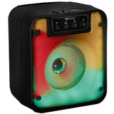 Supersonic - 4" Portable Bluetooth Speaker WITH FIRE LIGHT (IQ-7004DJBT)