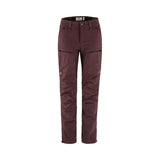 Fjallraven F14200141357FR38/R:  Women's Keb Agile Trousers -SIZE: 38/R (EU) / 10/R (UK) / 6/R (US), Port Wine