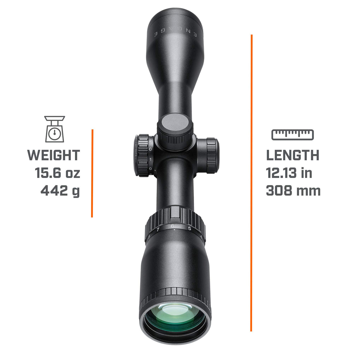 Bushnell RE3940BS9  Engage Riflescope 3-9x40mm Illuminated -Black