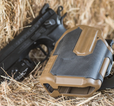 BLACKHAWK! 419002BCR  Omnivore Multi-Fit Holster (Right Hand) -Black/Tan