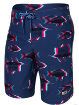 SAXX SXSW02L-SDC-30 Betawave 2N1 Boardie 9" -SIZE: 30, Scaled Up- Deep Cobalt