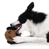 Country Tails -Suede Dog Face Premium Dog Toys