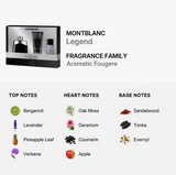 Mont Blanc BPS22832502: 3pcs Gift Set Legend for Men