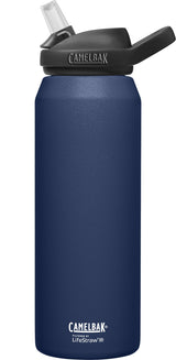 Camelbak 2552401001 Eddy + Filtered by LifeStraw, 32oz SST Vacuum Insulated Stainless Steel -Navy Blue