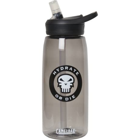 Camelbak 2464002001  Eddy+ 32oz Water Bottle w/Tritan Renew, Hydrate or Die -Charcoal
