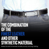 DeSantis E25BJ44Z3 1 1/2” Everyday Carry Belt (EDC), Powder Coated Buckle Closure -Black, 44”