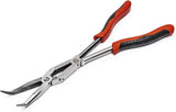 Crescent PSX201C  13" X2 Dual Material Long Reach Bent Nose Pliers -Silver/Red