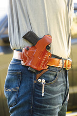 Desantis 085TA7QZ0 Thumb Break Mini Slide (Right-Handed) -Tan