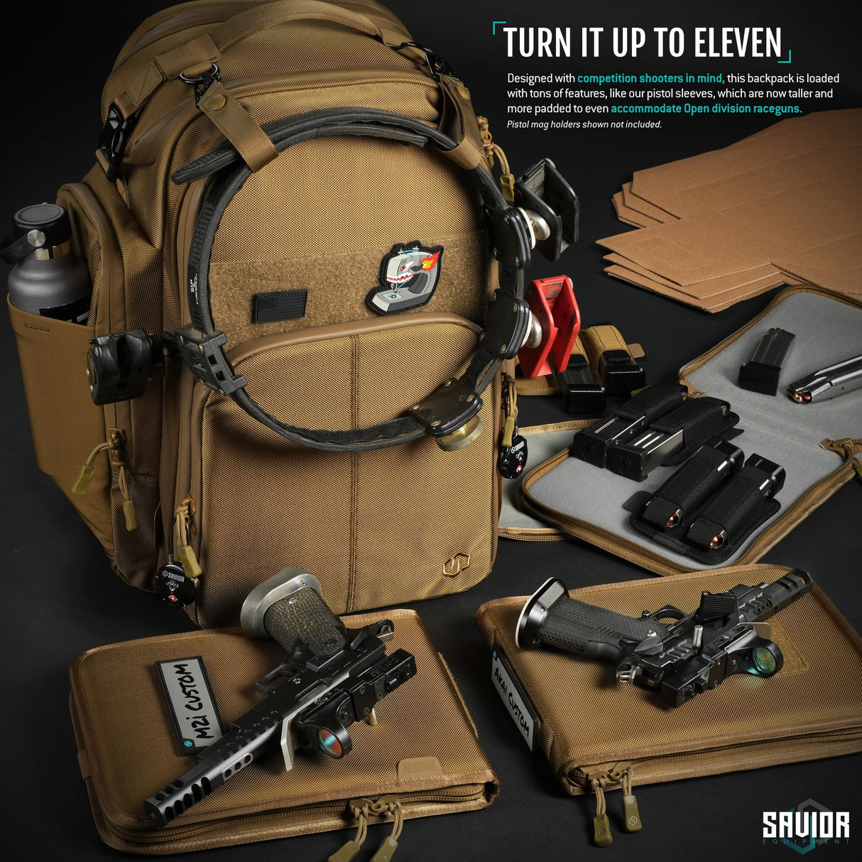 Savior Equipment PRO-SEMA Competition Backpack - Tan