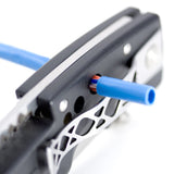 SOG EL01-CP Kilowatt- Electricians Pocket Knife w/Wire Stripping Multi-Tool & 3.4" AUS-8 Blade, UTP 10-22G Wire Stripper Knife -Black