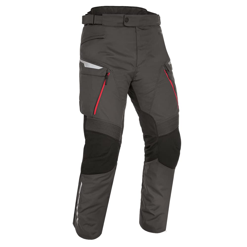 Oxford Montreal 4.0 MS Dry2Dry Pant, USA Size: Regular length 32" - Black/Grey/Red