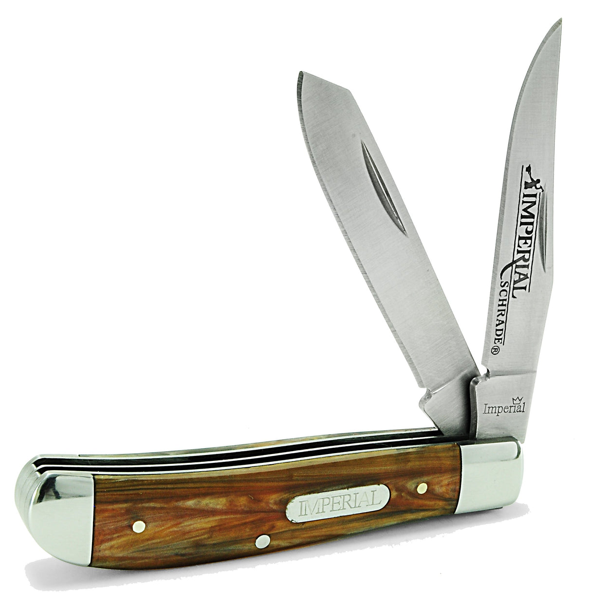 Imperial Knives IMP15T Stainless Steel 2 Blade Pocket Knife -3Cr13 Steel.