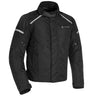 Oxford Products - Spartan WP MS Men's Short Motorcycle Riding Jacket (Choose From: Small - 3XL) -Black & Black/Fluorescent