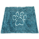 Dog Gone Smart Dirty Dog Microfiber Paw Doormat - Super Absorbent Dog Mat Keeps Paws & Floors Clean - Machine Washable Pet Door Rugs with Non-Slip Backing