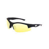Smith & Wesson 110170 Super Cobra Frame Shooting Glasses -Black Rubberized Frame/Amber Lens
