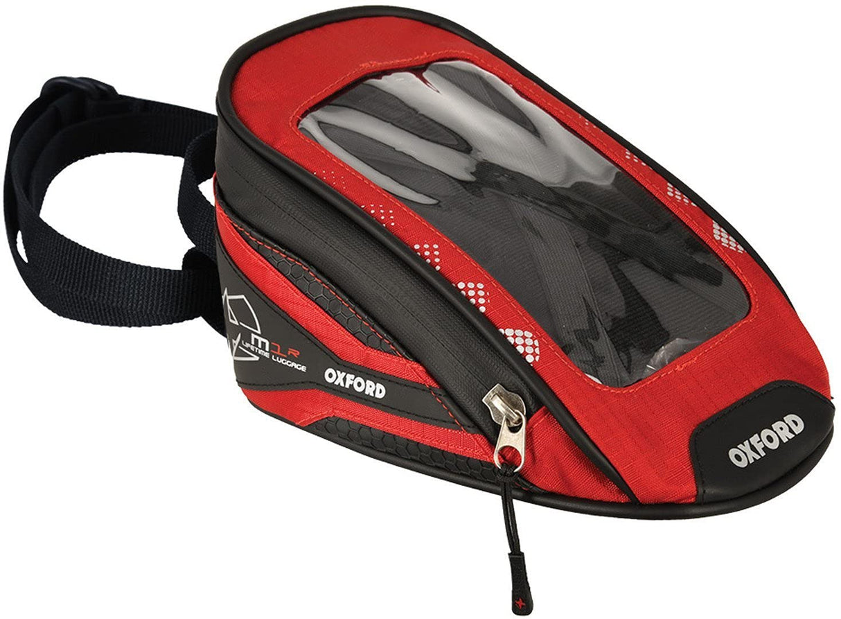 Oxford Products Limited - M1R Micro Tank Bag - Red (OL352), 0.2 gallon (1L)