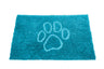 Dog Gone Smart Dirty Dog Microfiber Paw Doormat - Super Absorbent Dog Mat Keeps Paws & Floors Clean - Machine Washable Pet Door Rugs with Non-Slip Backing