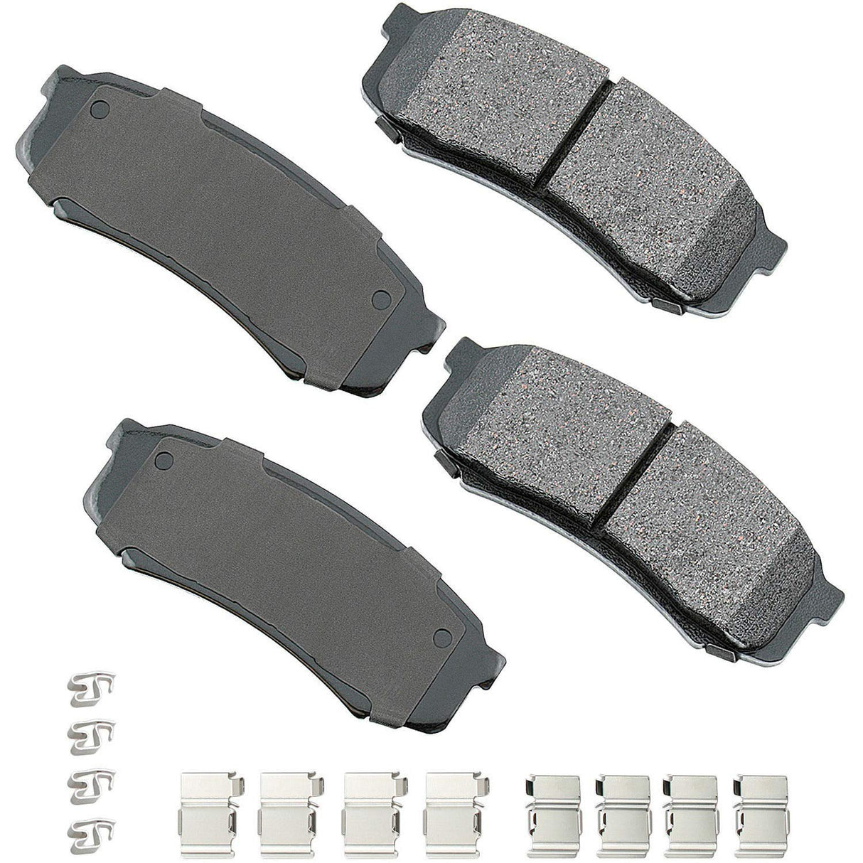 Akebono ACT606A Ultra-Premium Ceramic Brake Pads  (FITS: 96-97 Lexus LX 450 / 03-09 Lexus GX 470 / 10-19 Lexus GX 460 / 03-19 Toyota 4Runner / 06-14 Toyota FJ Cruiser / 93-97 Toyota Land Cruiser / 01-07 Toyota Sequoia)
