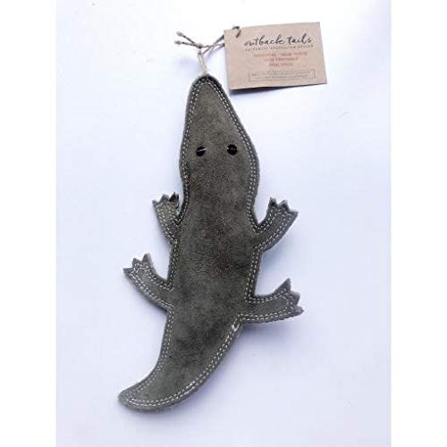 Outback Tails OTTOYSUEDECROC  Steve The Suede Croc -A Premium Dog Toy