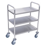 LUXOR L100S3  3-Shelf Stainless Steel Cart
